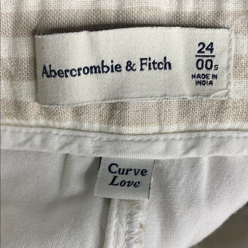 Abercrombie & Fitch Beige Striped trousers 24 / 00 - Picture 2 of 7